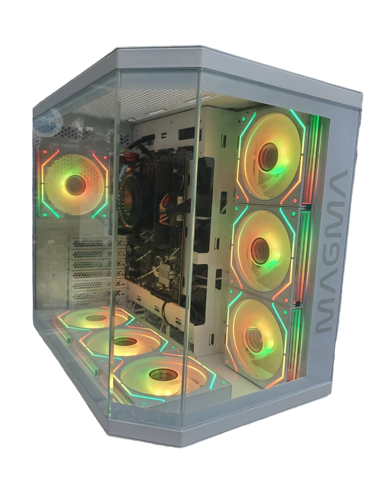 CASE MAGMA V950 7FANS ARGB WHITE